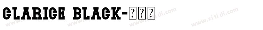 Clarice Black字体转换 Clarice Black字体转换